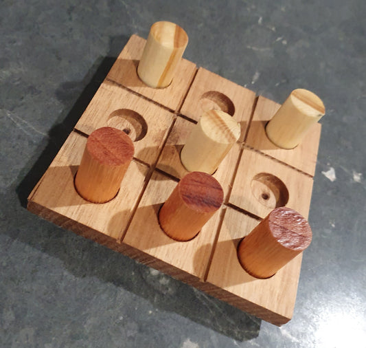 Recycled Timber Tic Tac Toe Set